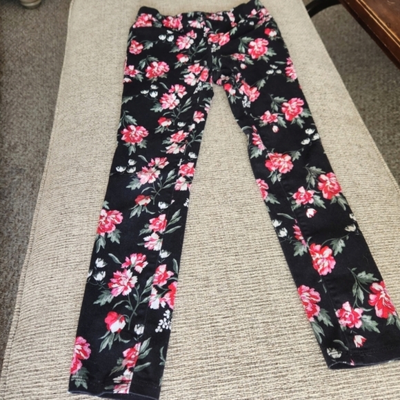 OLD NAVY Floral Rockstar Jeggings SIZE 10 - Picture 1 of 8